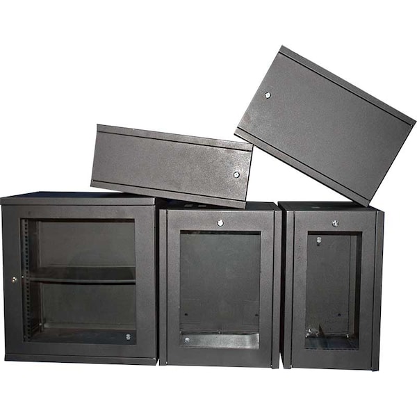 Electriduct Wall Mount 14U Rack Enclosure w/ Fan QWM-ED-14U